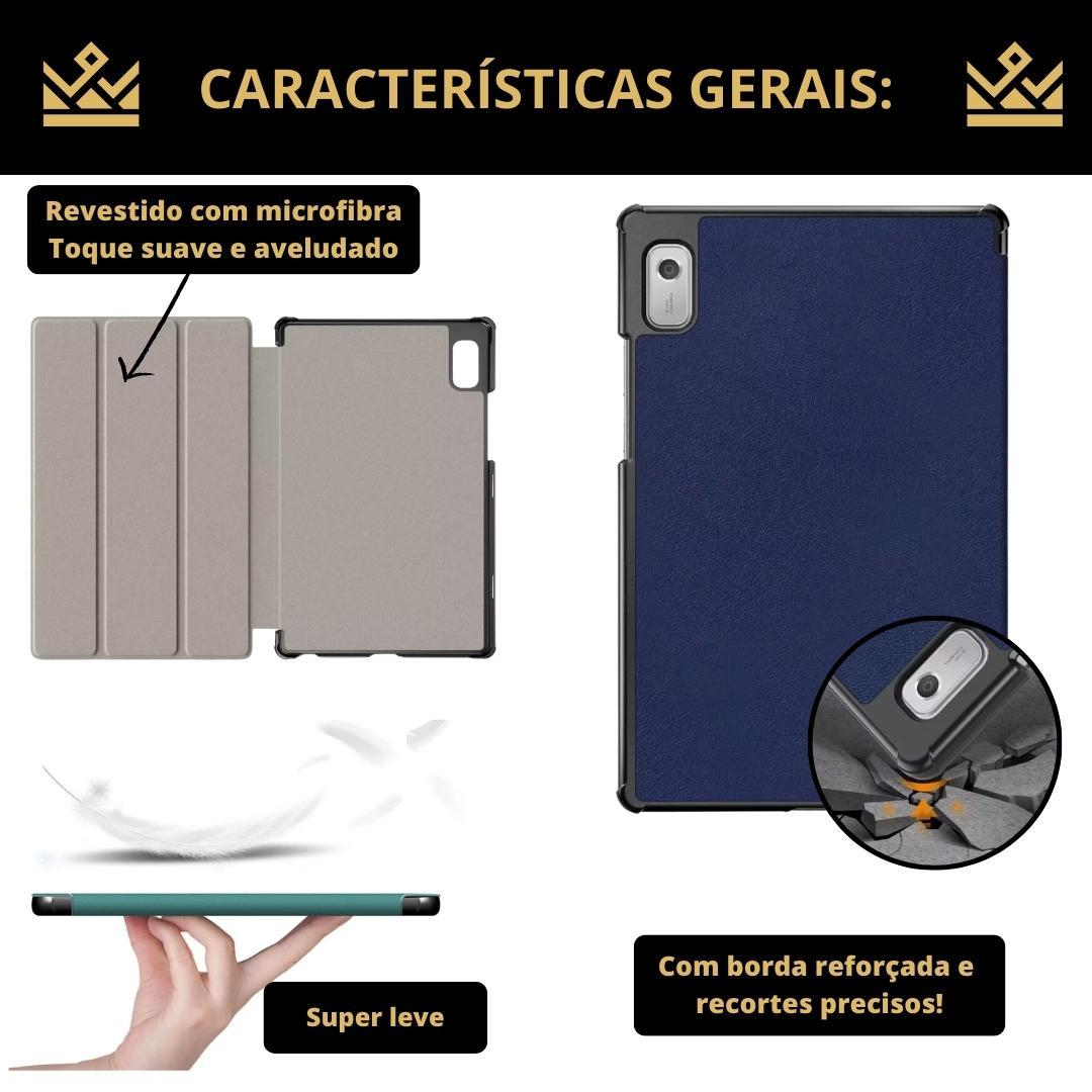 Miniatura Capa Couro Resistente Para Lenovo Tab M9 - 9 Polegadas
