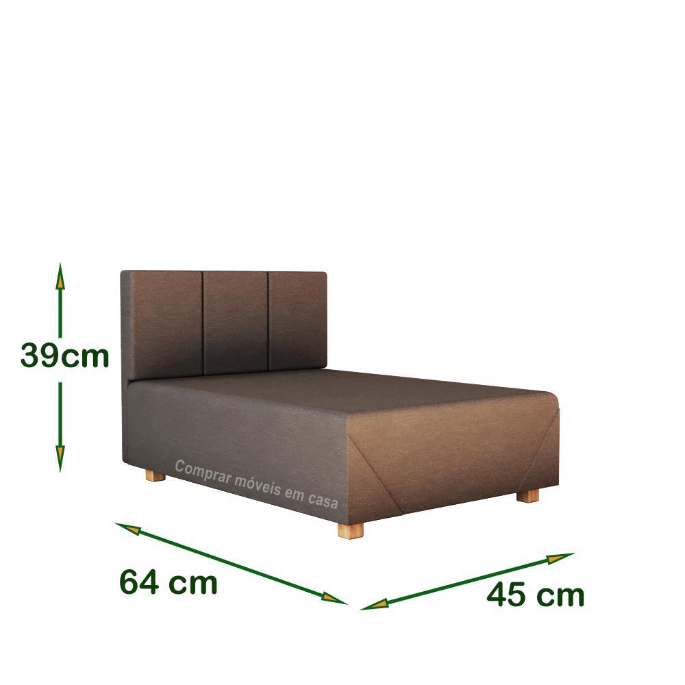 Miniatura Cama Box Pet Cachorro Porte Menor 60 cm Madeira Maciça Cinza