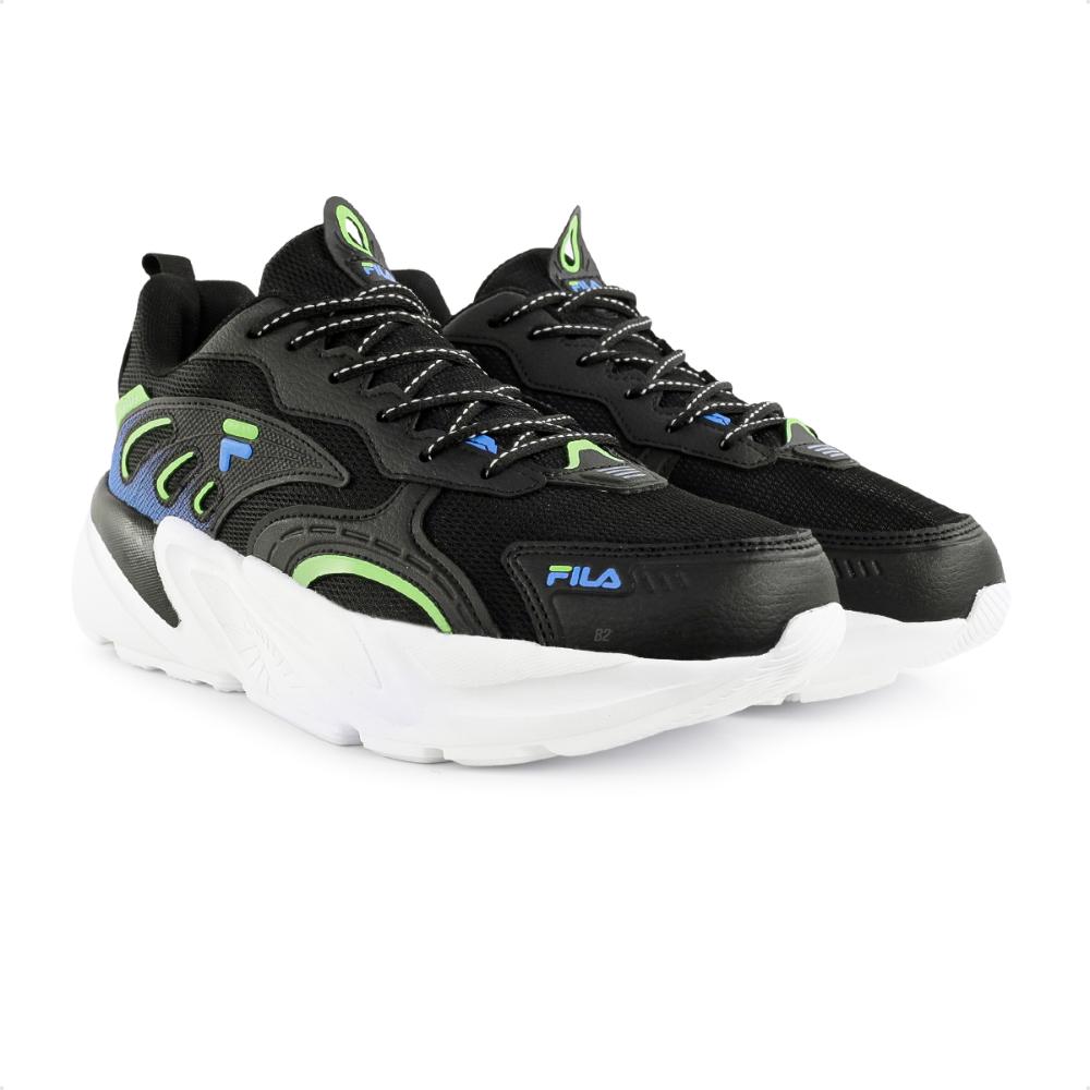 Miniatura Tênis Fila Street Fit 2 Masculino Preto / Azul - 39