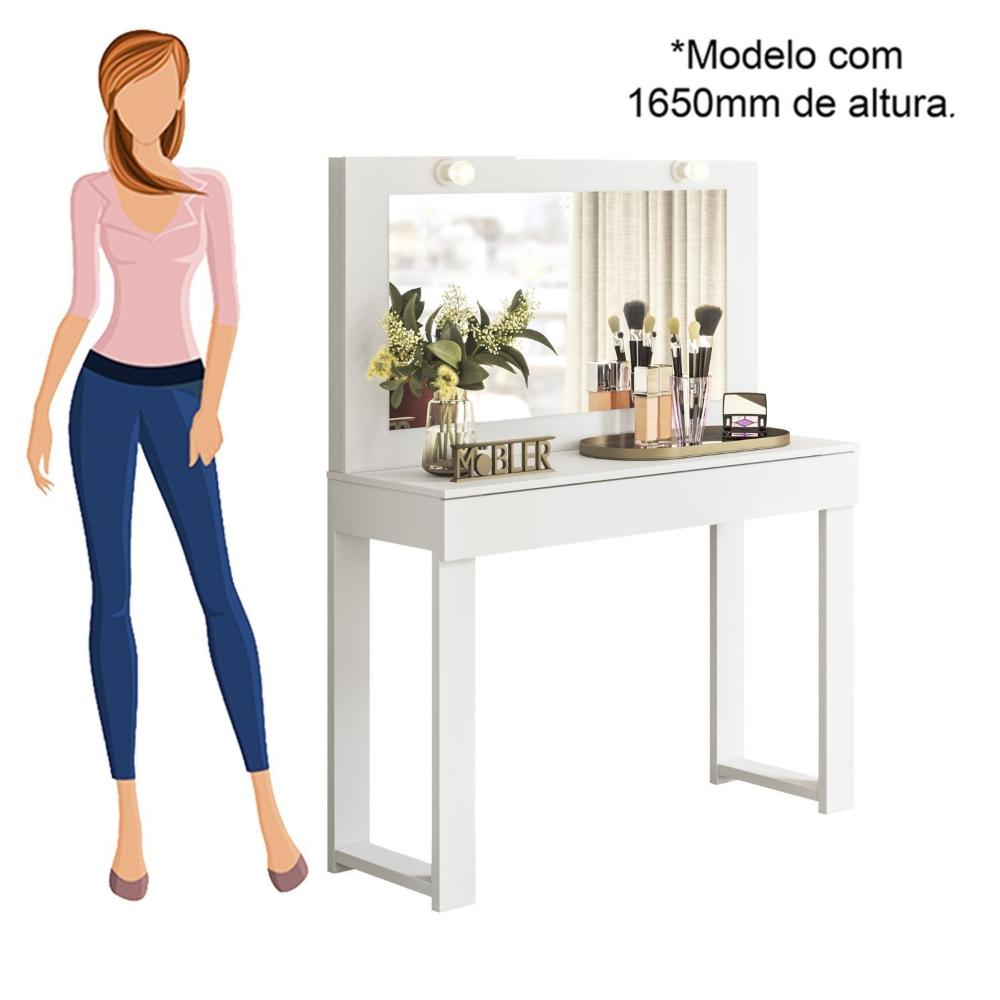 Penteadeira Camarim Gala Banco Fosco