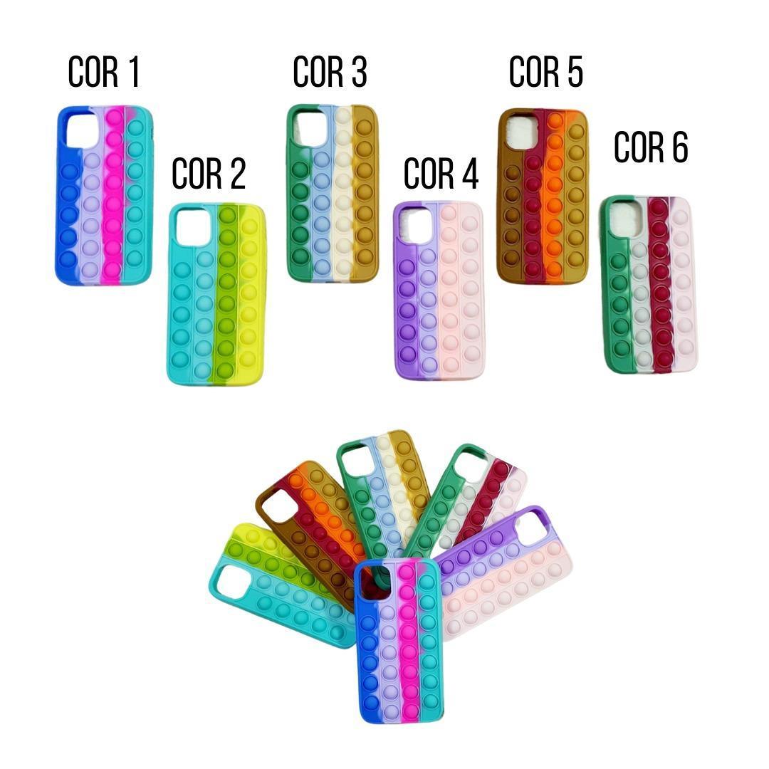 Miniatura Capa Case Capinha Silicone Bolha Iphone 11 6.1 Anti Stress P