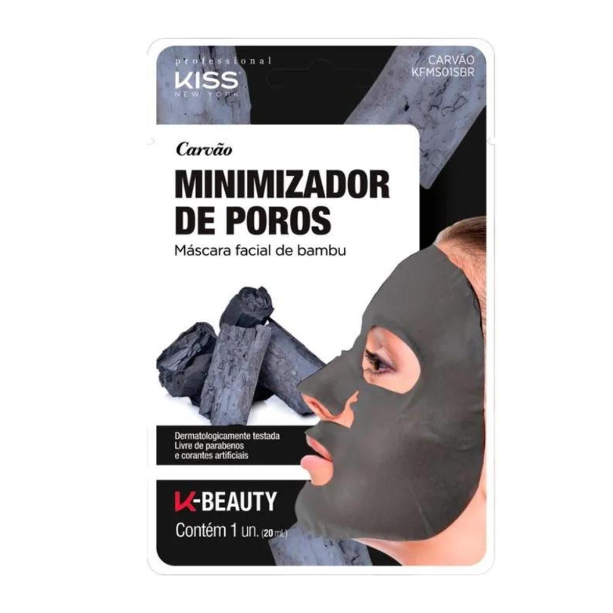 Miniatura Kit Kiss Ny 3 Máscaras Faciais Aloe Vera + Carvão + Pepino