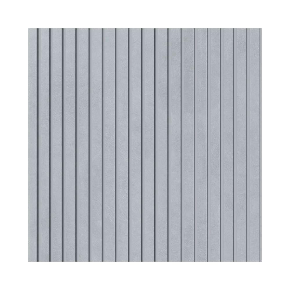 Miniatura Painel Ripado Eva Laminado Autocolante 10cm Urban Metro M² White Com Textura Branco