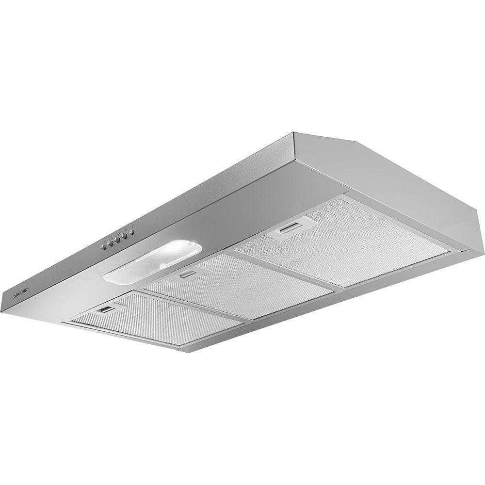 Miniatura Depurador Slim Suggar DPS181PR 80cm 3 Velocidades Prata 110V