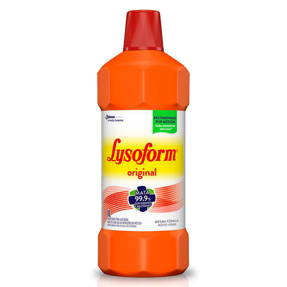 Miniatura Lysoform Desinfetante Bruto Original 1L itro