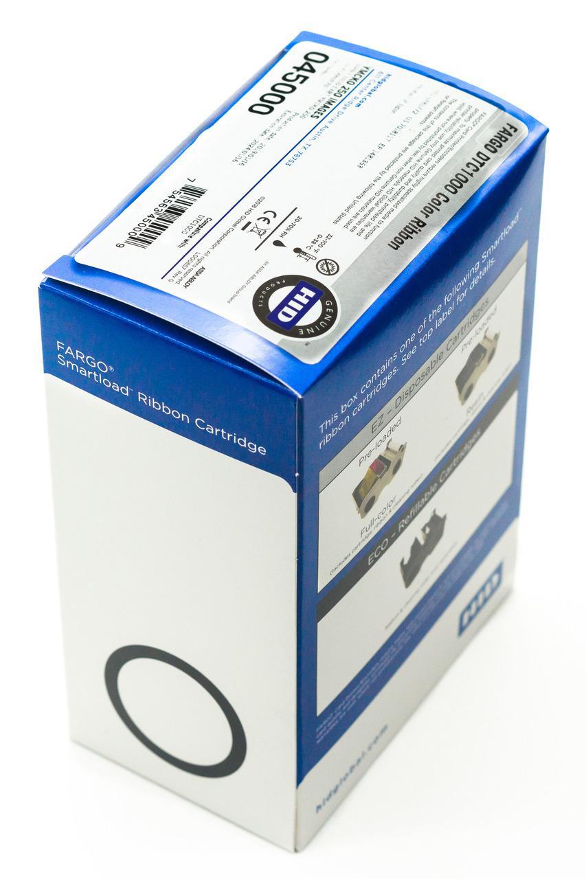 Ribbon Color 45000 Hid Fargo Dtc1250/1000 Ymcko 250 Imp Fita para impressora - Hid