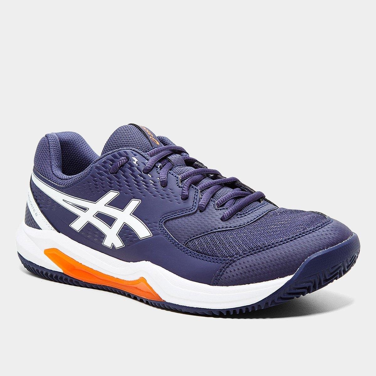 Miniatura Tênis Asics Gel-Dedicate 8 Masculino Marinho+Branco - 39