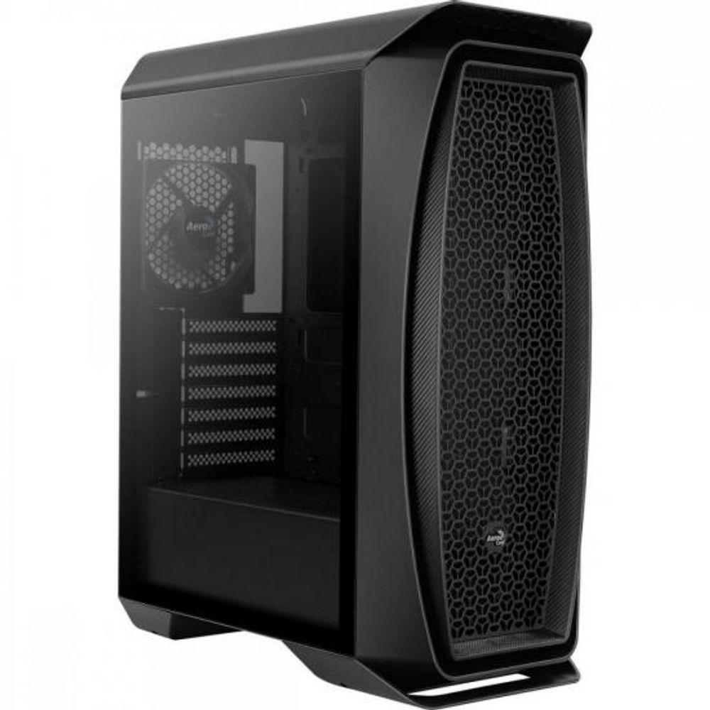 Gabinete Gamer Aerocool Aero One Preto Lateral Vidro [f002]