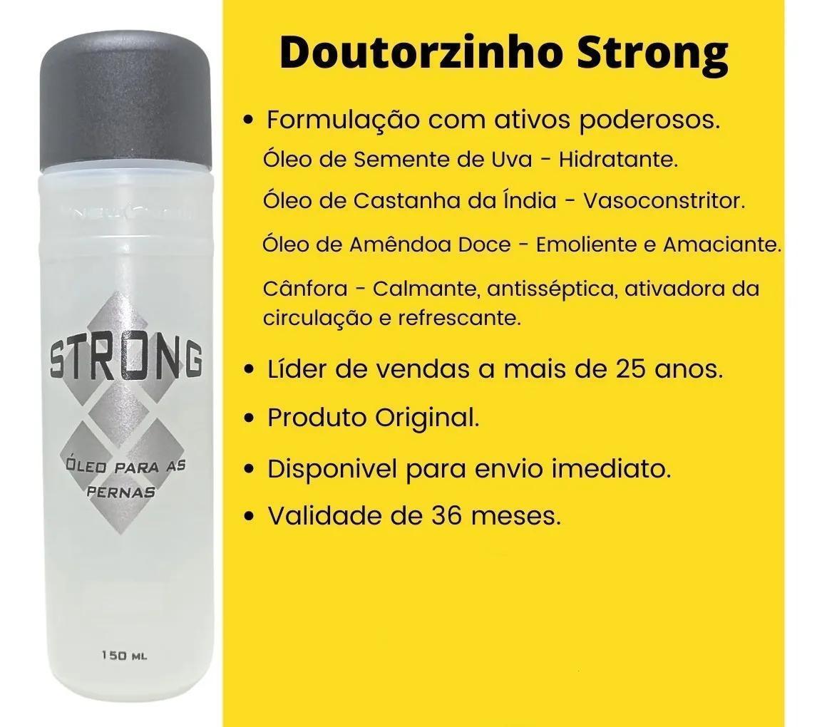 Miniatura Kit 3 Doutorzinho Oleo Para Pernas Corpo Massagem Original