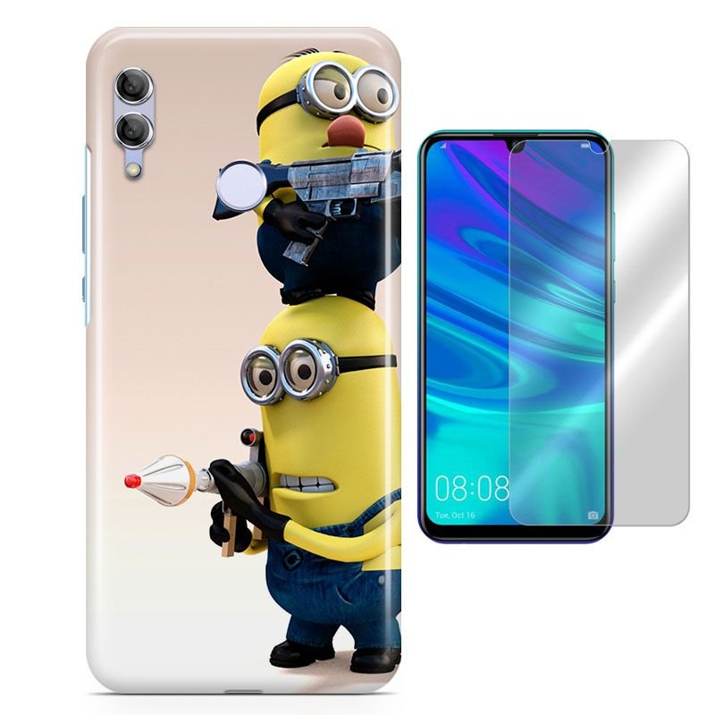 Miniatura Kit Capa Huawei Honor 10 Lite Minions E Película