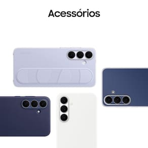 Smartphone Samsung Galaxy S25 FE 5G Tela 6,7” AMOLED 128GB 8GB RAM Câmera 50MP Azul-Marinho