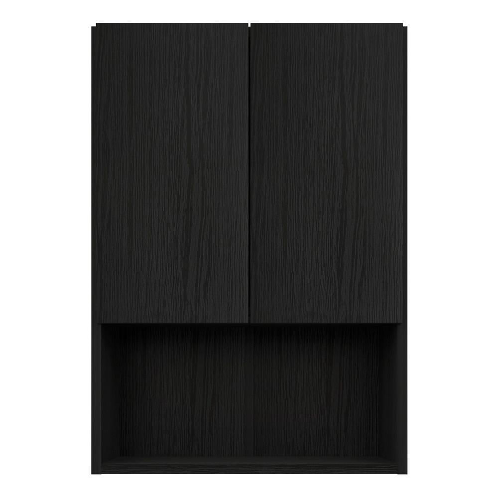 Miniatura Armário Lavanderia Com 2 Portas Ibiza Multimóveis Preto