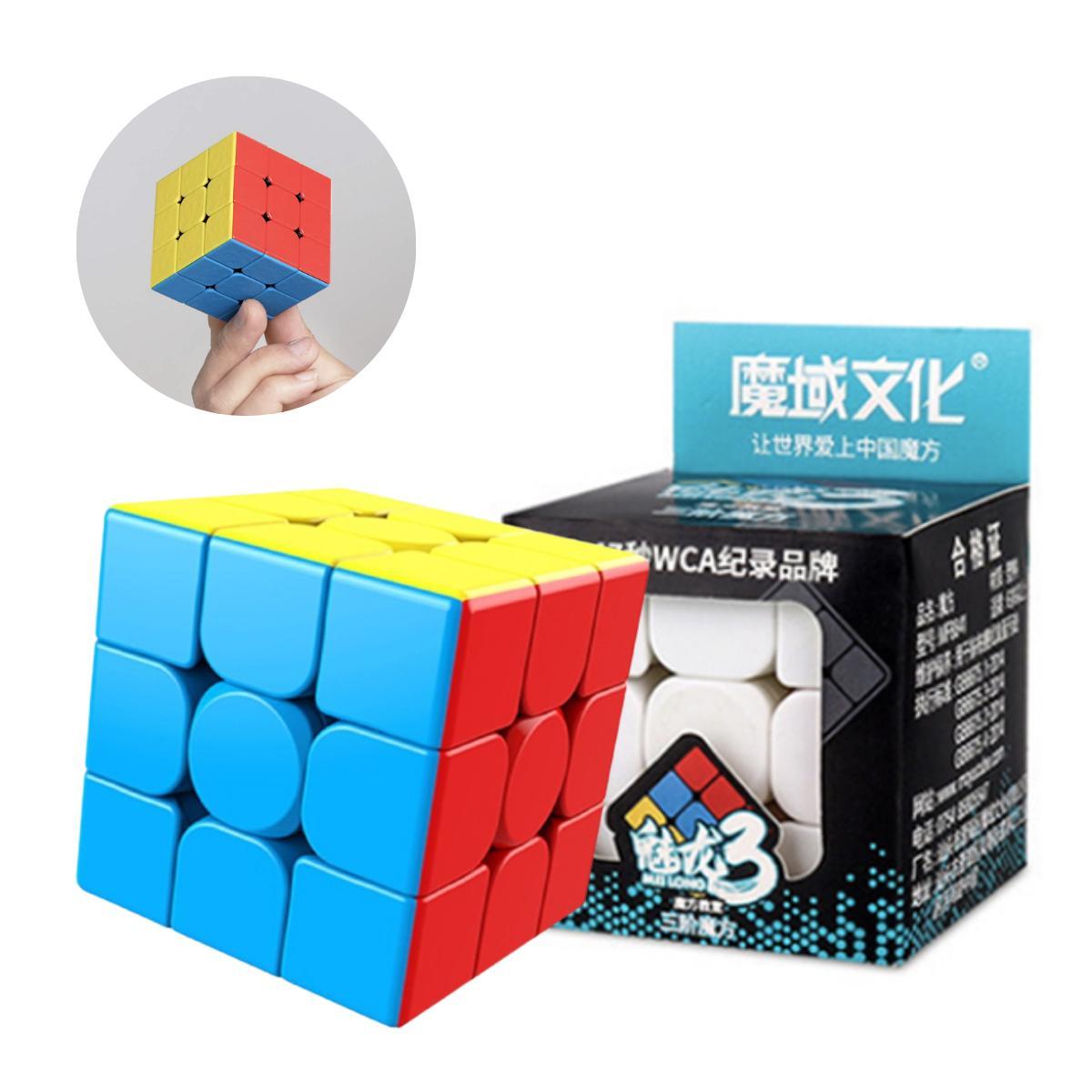 Miniatura Cubo Mágico 3X3X3 Para Jogo De Diversão Colorido