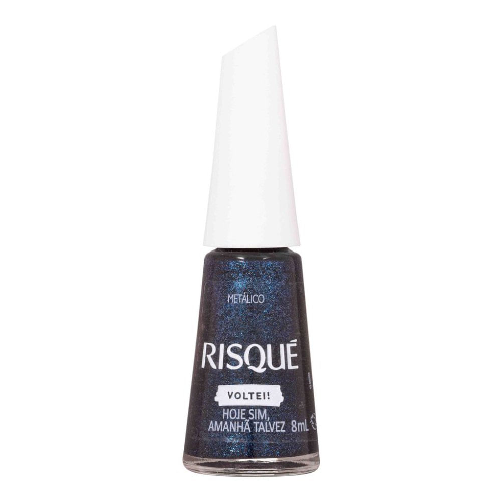 Miniatura Esmalte Risqué Hoje Sim, Amanhã Talvez Metálico 8ml