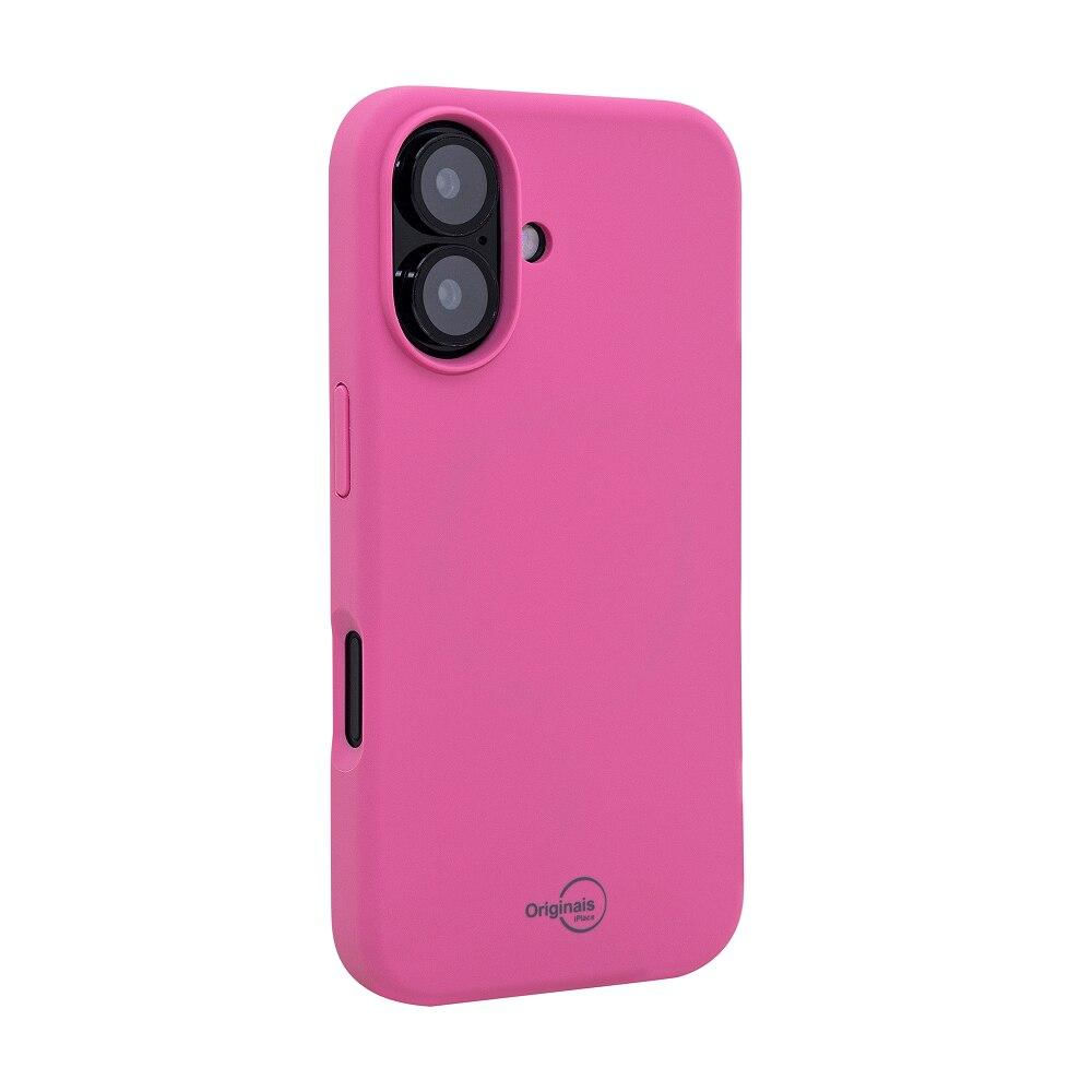 Capa iPhone 16, Originais iPlace, Silicone Essential, Pink