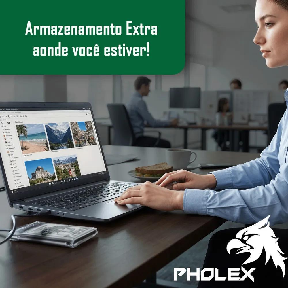 Case Hd Sata 2.5 Usb 3.0 Transparente: Velocidade E Proteção