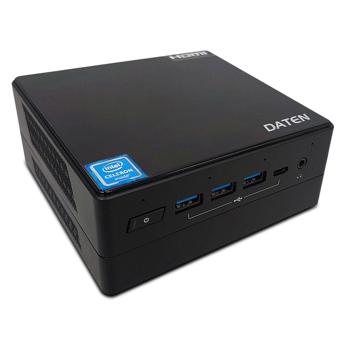 Miniatura Mini Pc Nuc Daten, Smartbox, Celeron, 8Gb, Ssd 256Gb, Dc3G-U