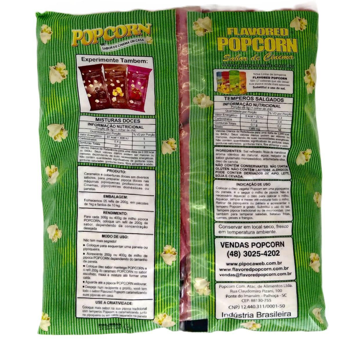 Caramelo Para Pipoca Doce - Sabor Maça 10Kg
