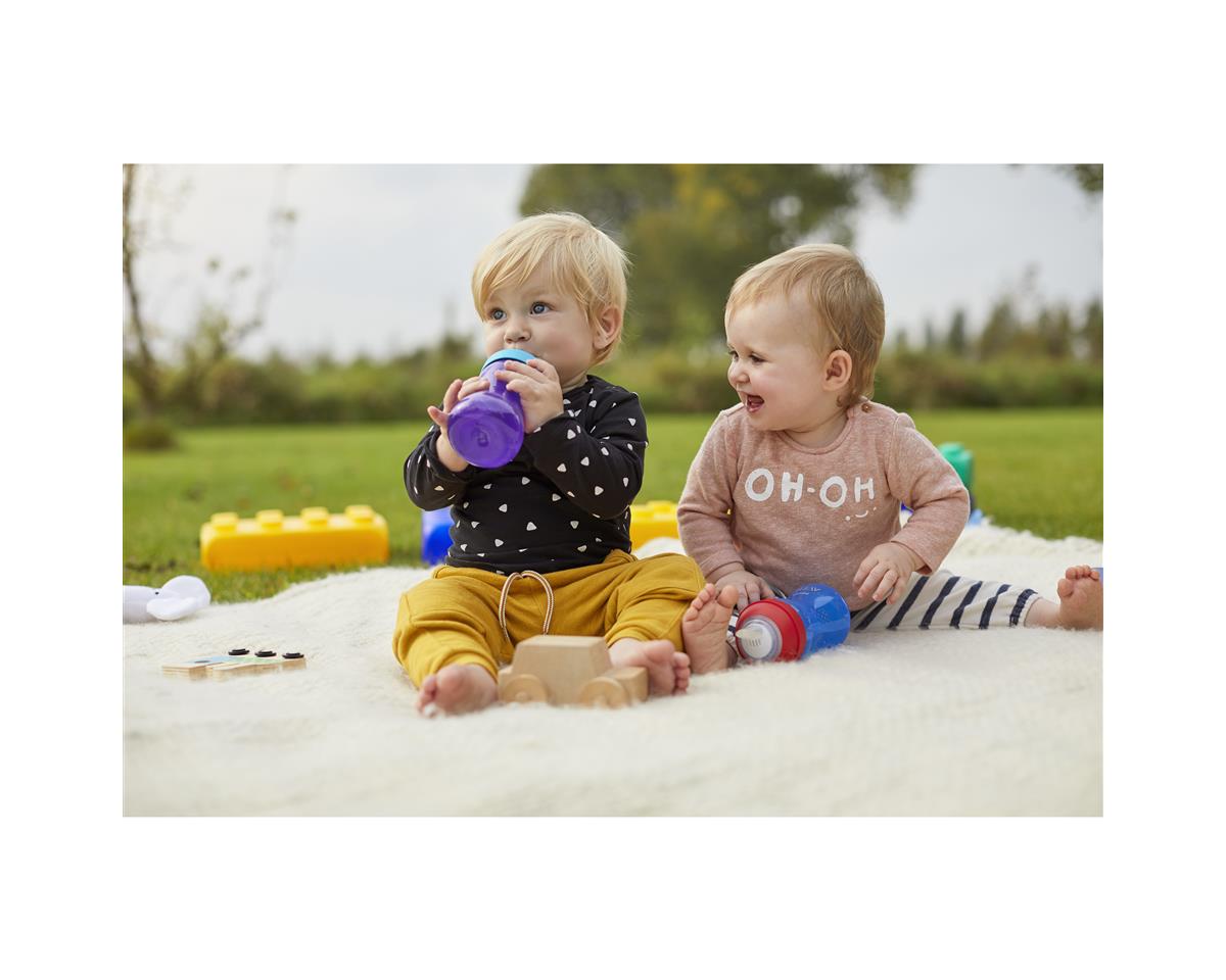 Miniatura Copo de Transição Philips Avent com Bico de Silicone 300ml Azul