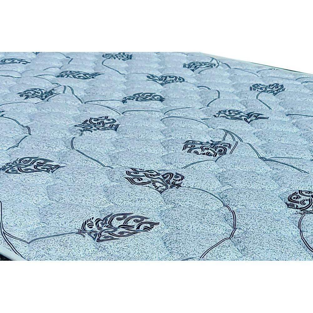 Miniatura Cama Box Baú Queen: Colchão Ortopédico Orthoflex D45 - Ep Cecina + Base Crc Suede Black(158x198)