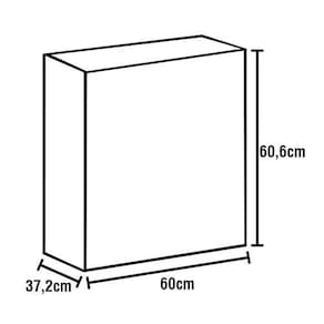 Cozinha Completa Bartira Linea com 13 Portas e 6 Gavetas e 9 Prateleiras - 562,6cm de largura Branca