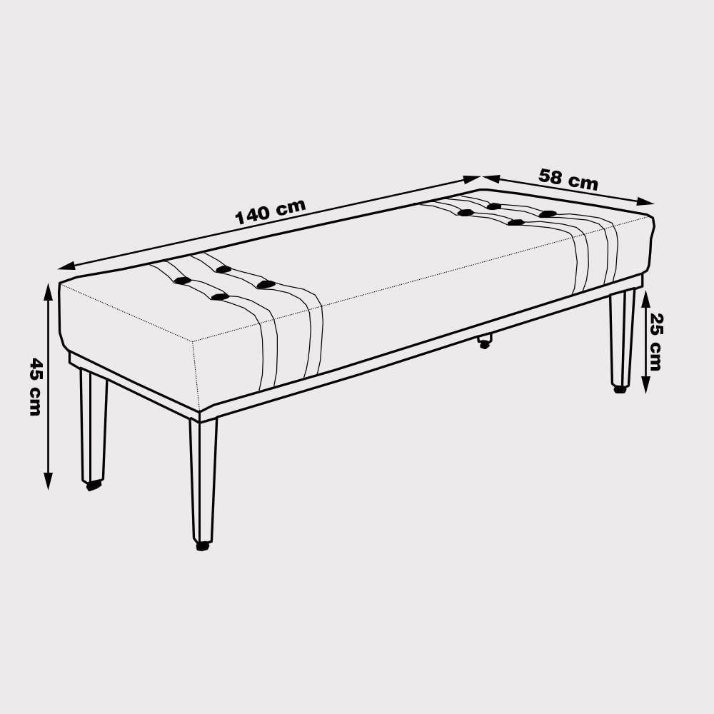 Miniatura Recamier Decorativo 140cm Veludo Pés De Madeira Rosa