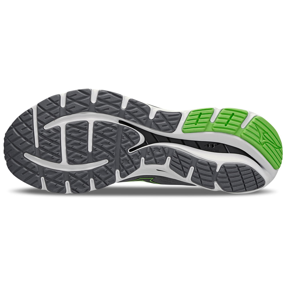 Miniatura Tênis de Corrida Masculino Mizuno Wave Dynasty 5 Cinza - 38