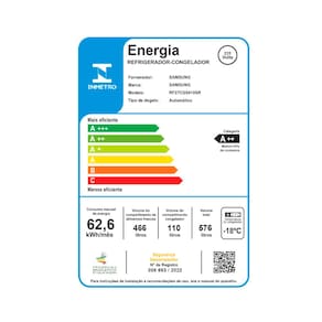 Geladeira Smart Samsung Frost Free French Door RF27 com SpaceMax e All Around Cooling 576L - Inox 220V