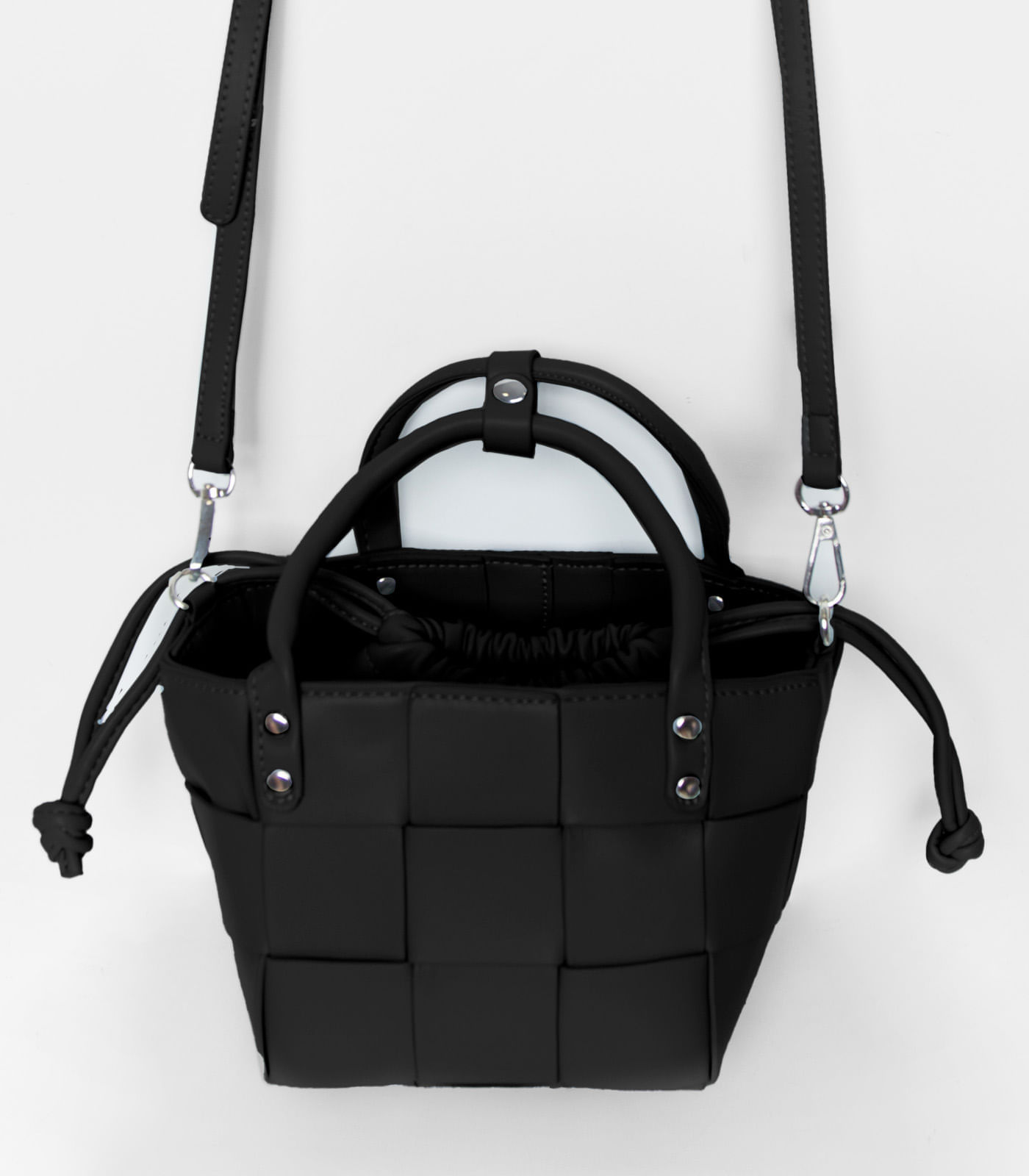 Miniatura Bolsa Feminina Saco 2 em 1 Bela Gaia Preto UN