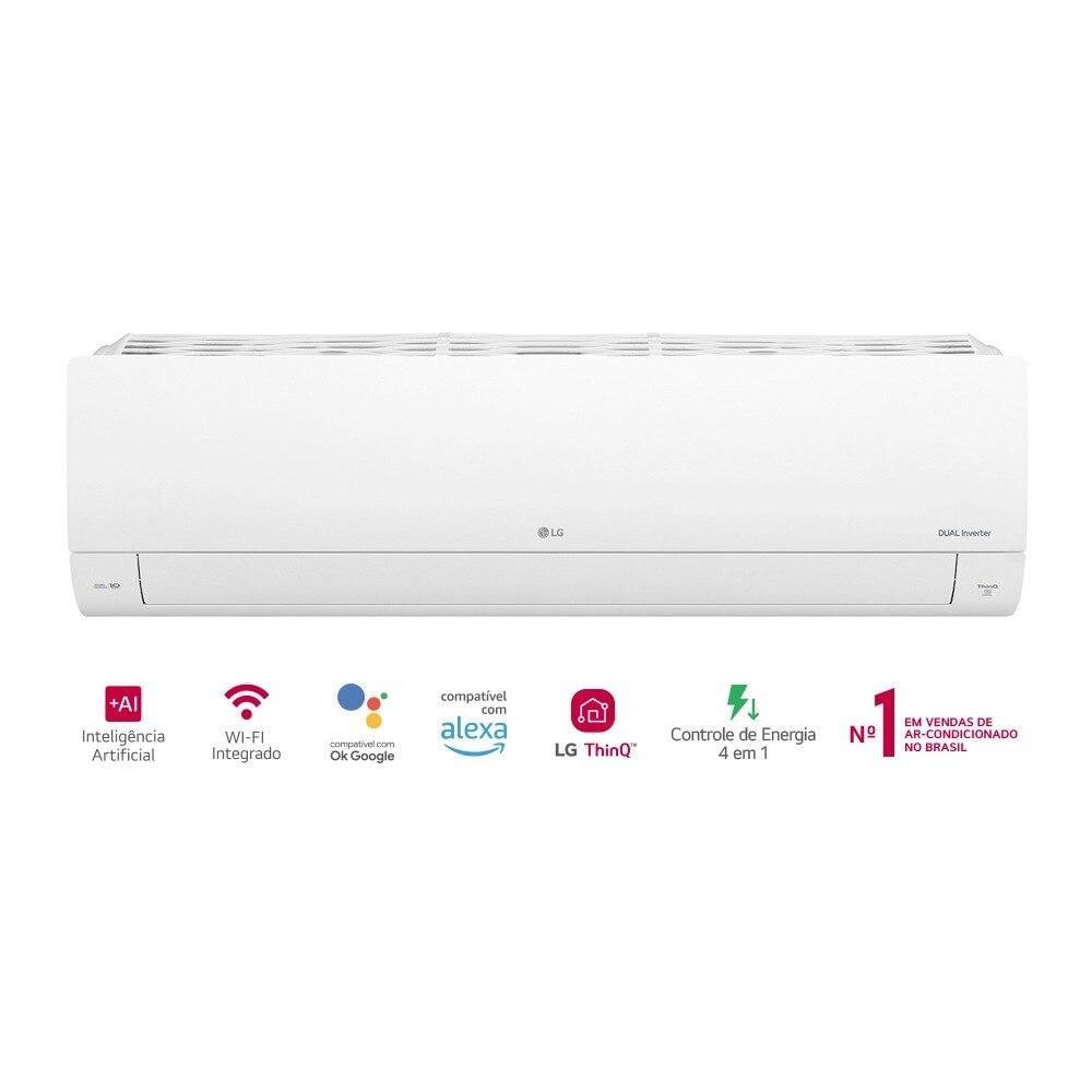 Miniatura Ar Condicionado 28.000 Btus LG Dual Inverter Voice AI, Quente e Frio - 220 Volts