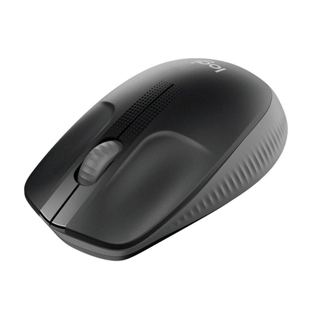 Mouse Wireless Logitech M190, 1000Dpi, Preto E Cinza