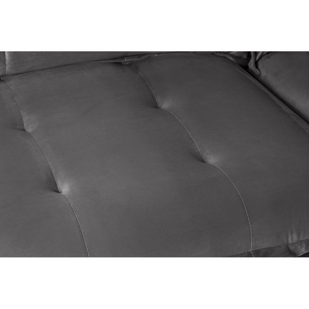 Sofá 6 Lugares 2,90Mt Com Molas Retrátil E Reclinável Cinza