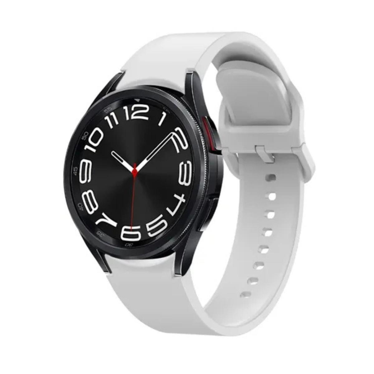 Miniatura Pulseira Branca Sam Watch 5 - Minimalismo Inteligente