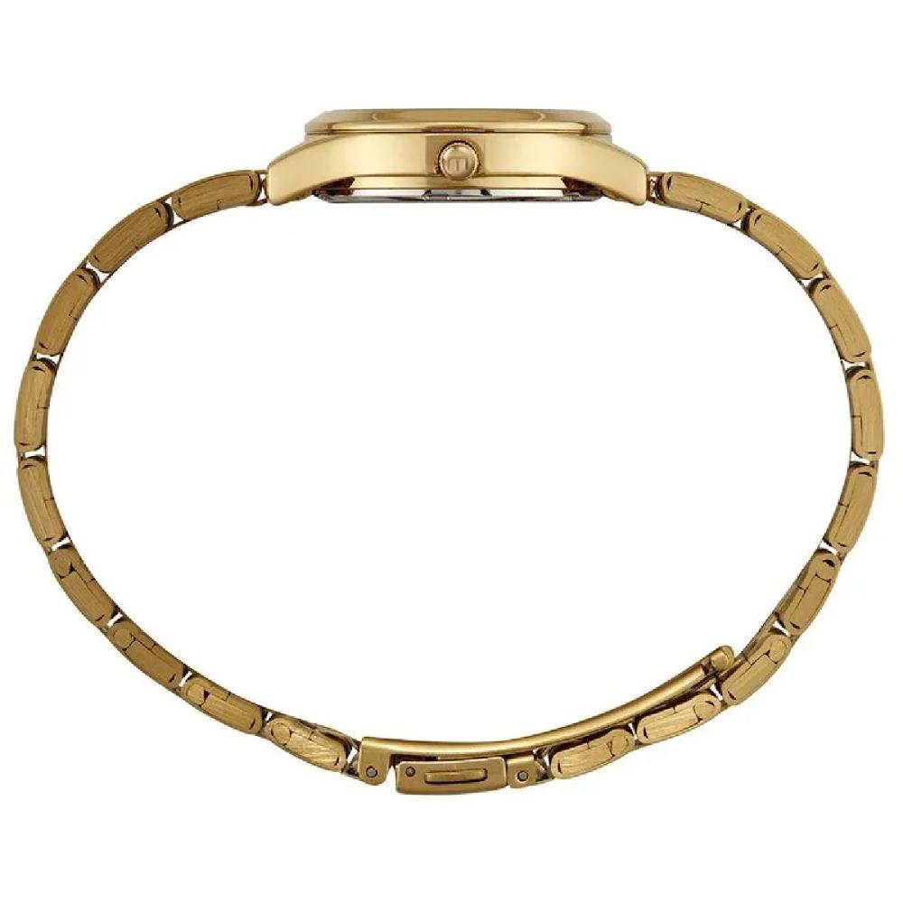 Miniatura Kit Relógio Mondaine Dourado com Colar e Brincos 32720LPMKDE1K1