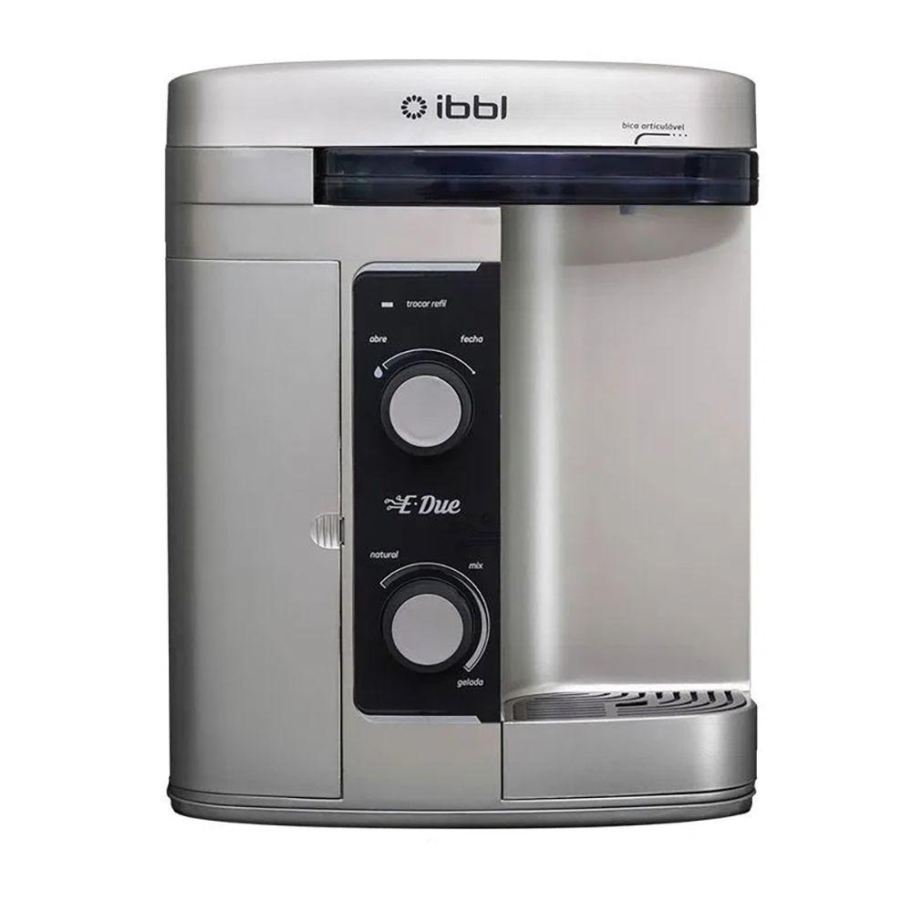 Miniatura Purificador de Água Ibbl E-Due Prata Bivolt 79073001 Bivolt