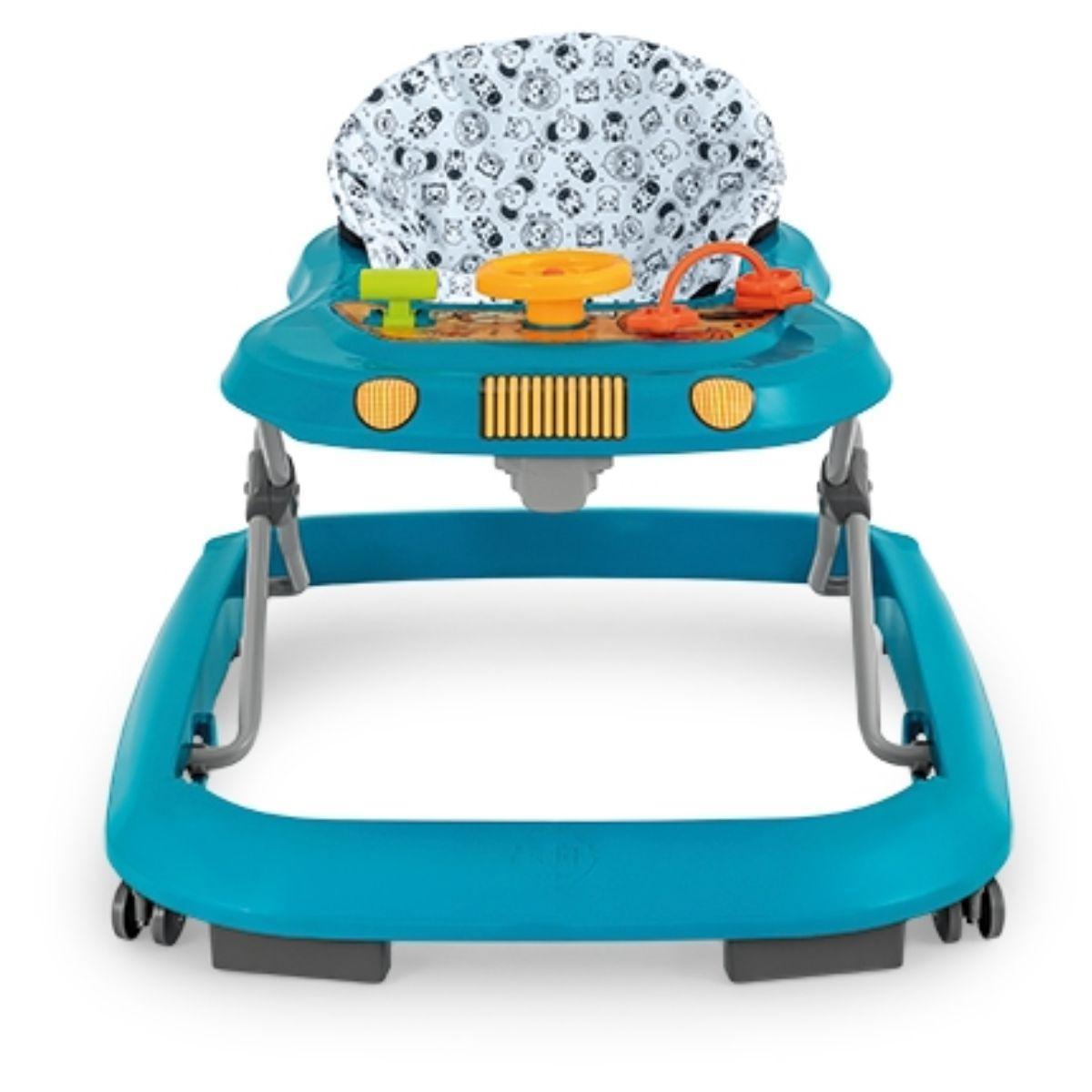 Miniatura Andador Infantil Safari Ii Azul Tutti Baby