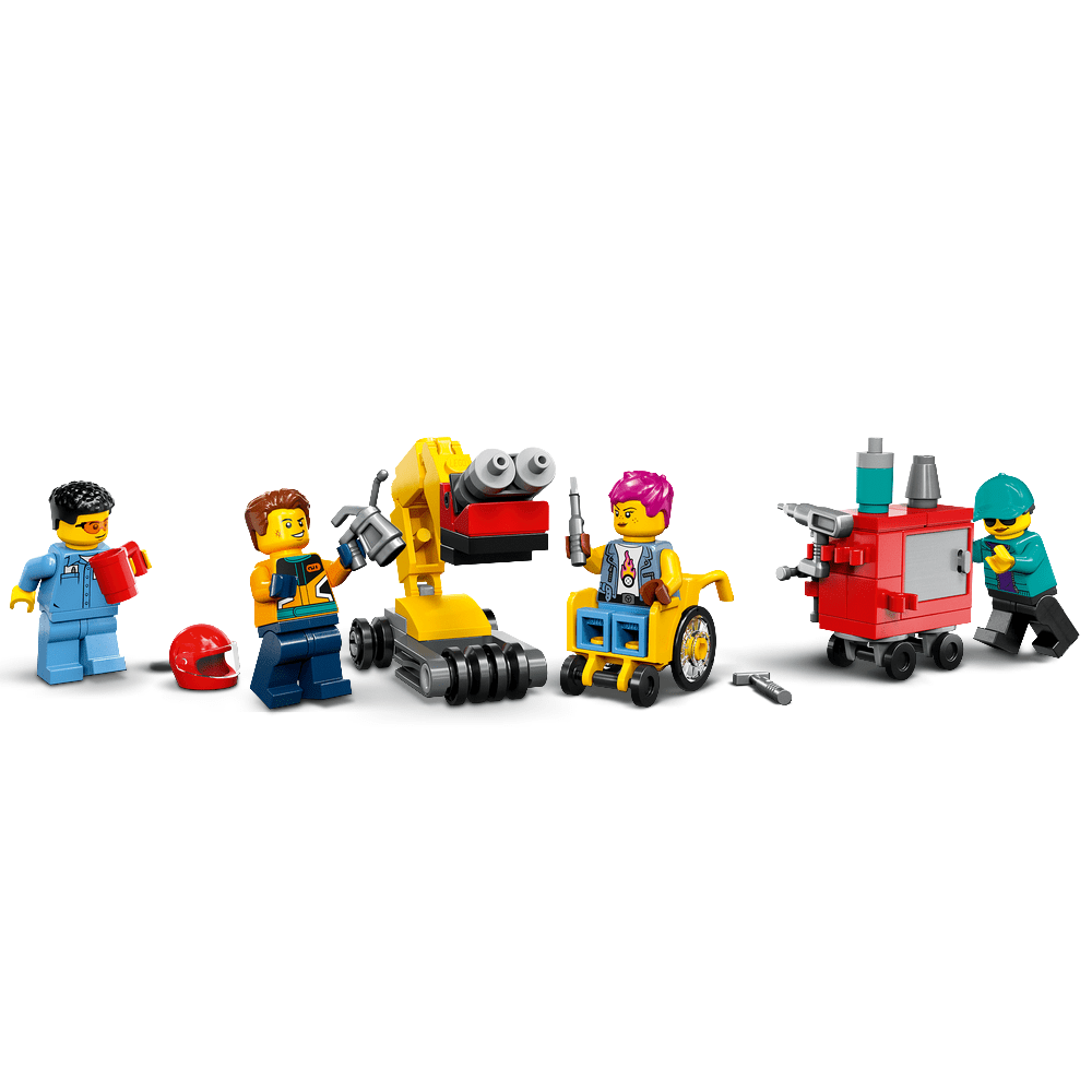 Miniatura LEGO City - Garagem personalizada