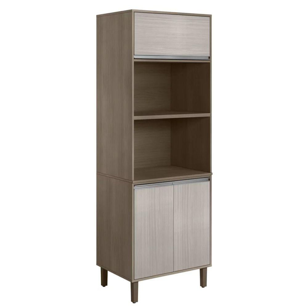 Miniatura Armário De Cozinha Modulada Karen 4 Pçs C/ Pia 99.5550 P14 Malbec/avelã - Mpozenato