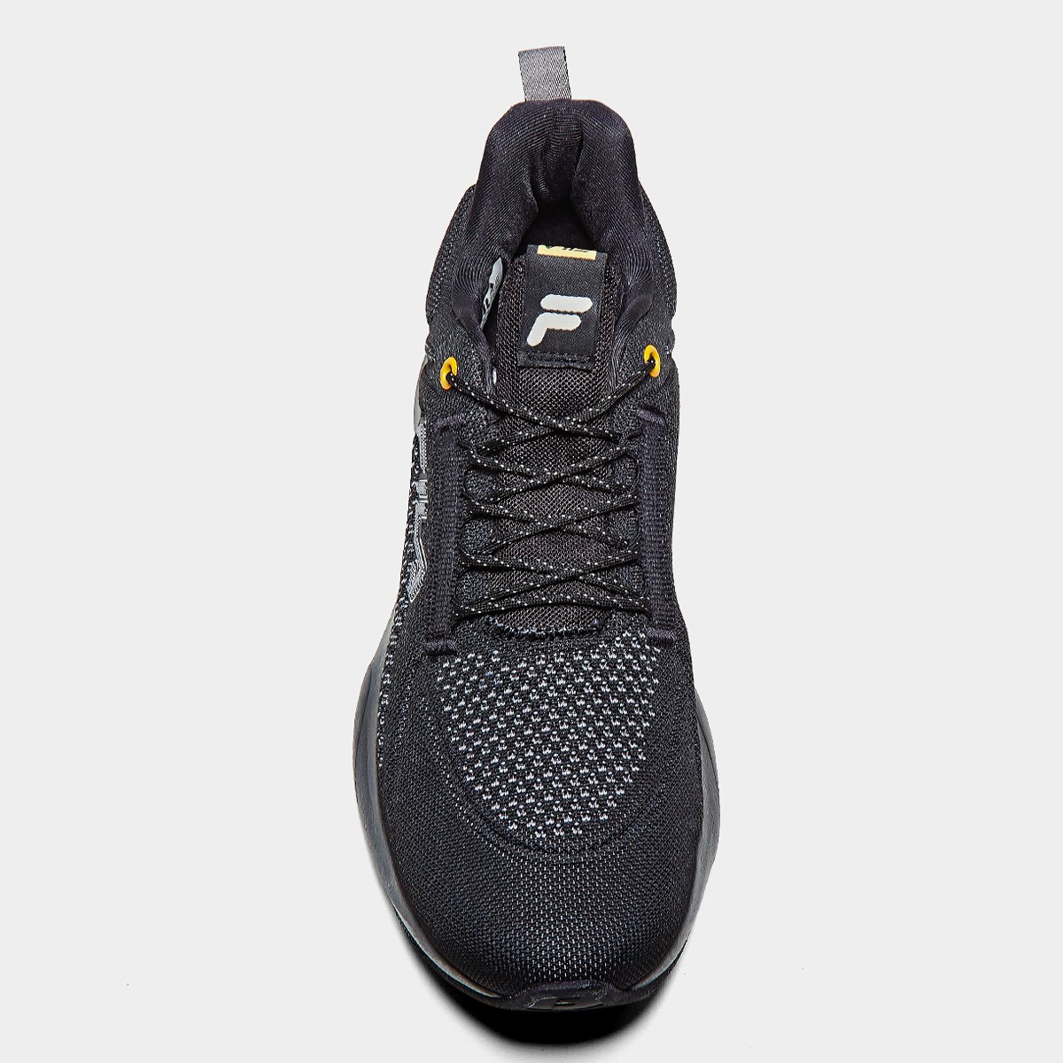 Miniatura Tênis Fila Master Masculino Preto+Amarelo - 37