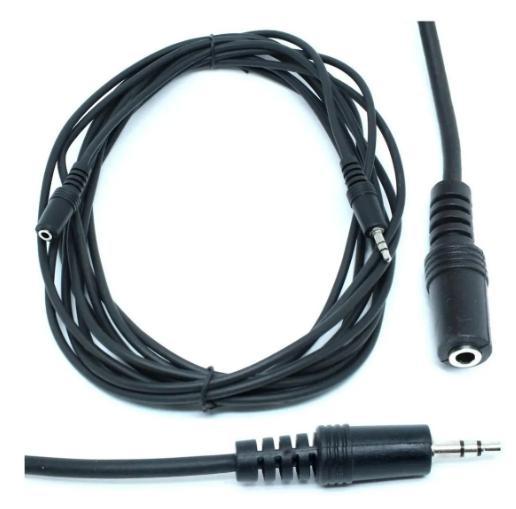 Miniatura Cabo Extensor P2 Macho X P2 Femea 5M Cabo adaptador - Md9