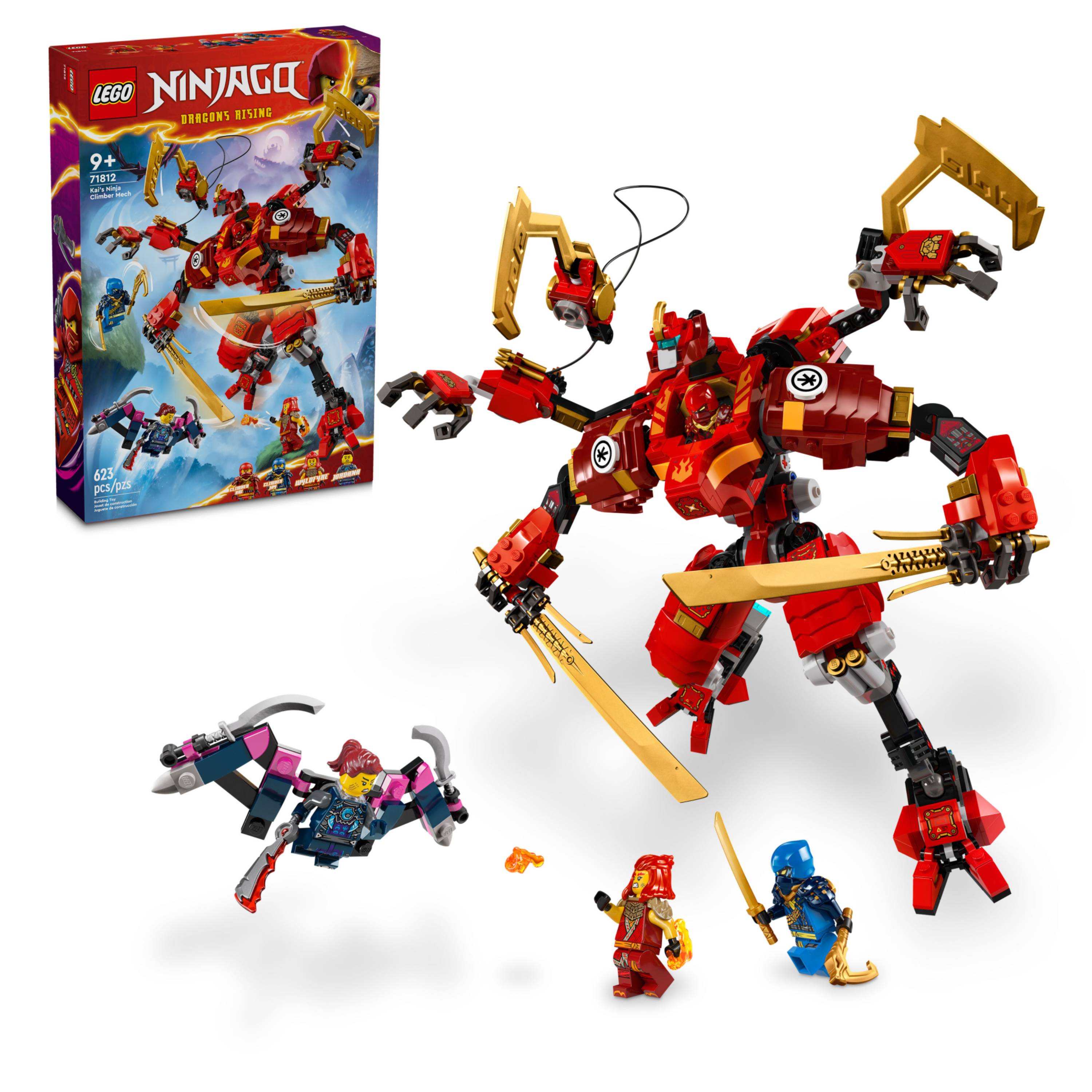 Miniatura LEGO Ninjago - Robô Ninja Escalador do Kai