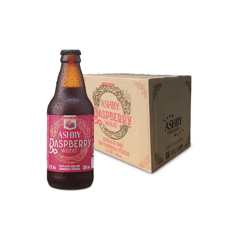 Miniatura Cerveja Ashby Raspberry Wheat - Caixa Com 6 Unidades