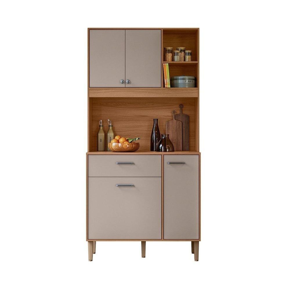 Miniatura Armario de Cozinha 4 Portas 1 Gaveta Erva Doce 90 Ipe/Fendy