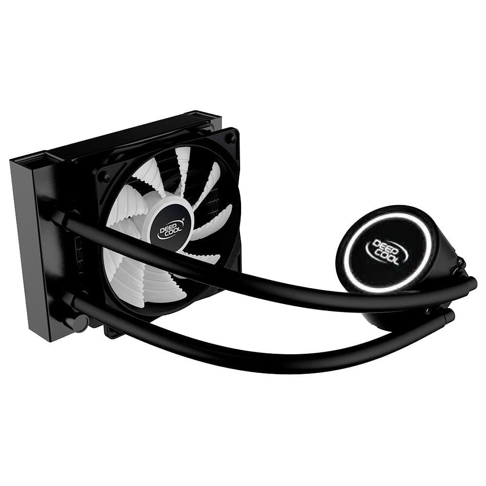 Miniatura Water Cooler Deepcool Gammaxx L120T Led Branco 120Mm Cooler - Deepcool - Water cooler