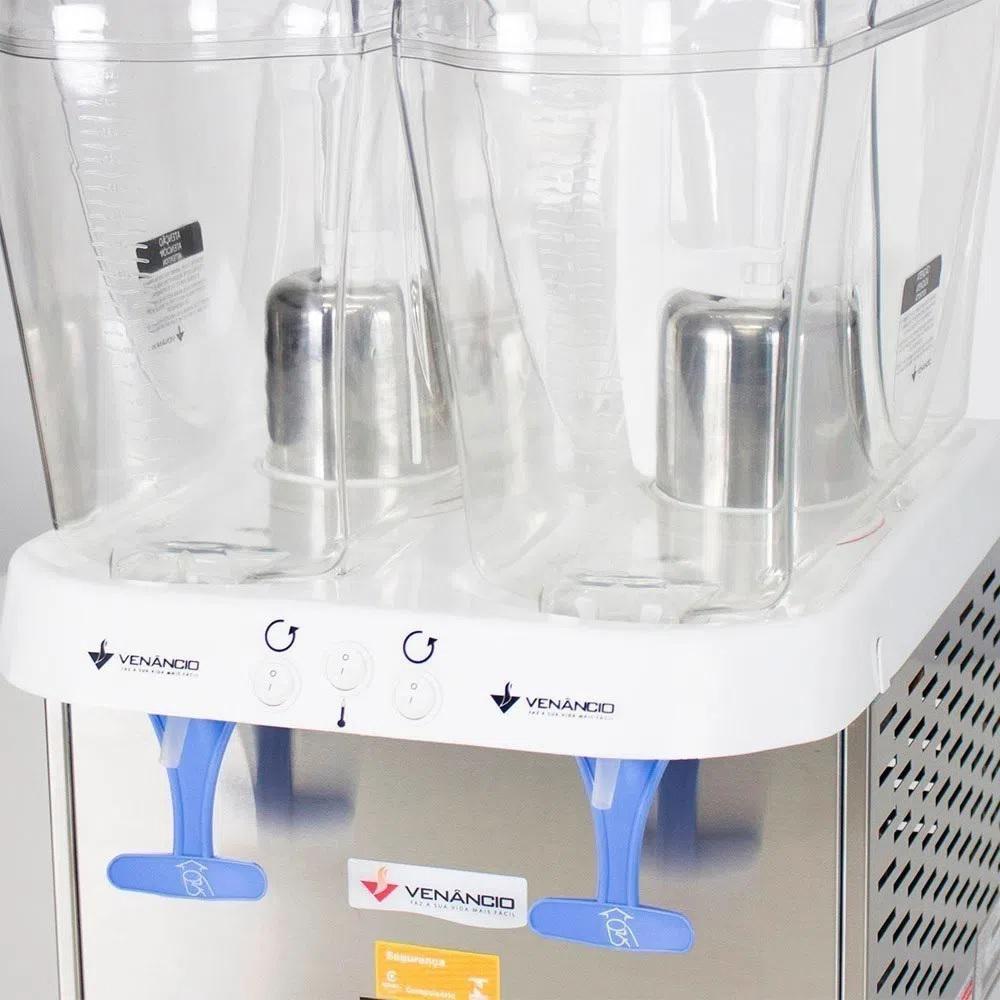 Miniatura Máquina De Suco Refresqueira Venâncio 2 Cubas 16L 127V