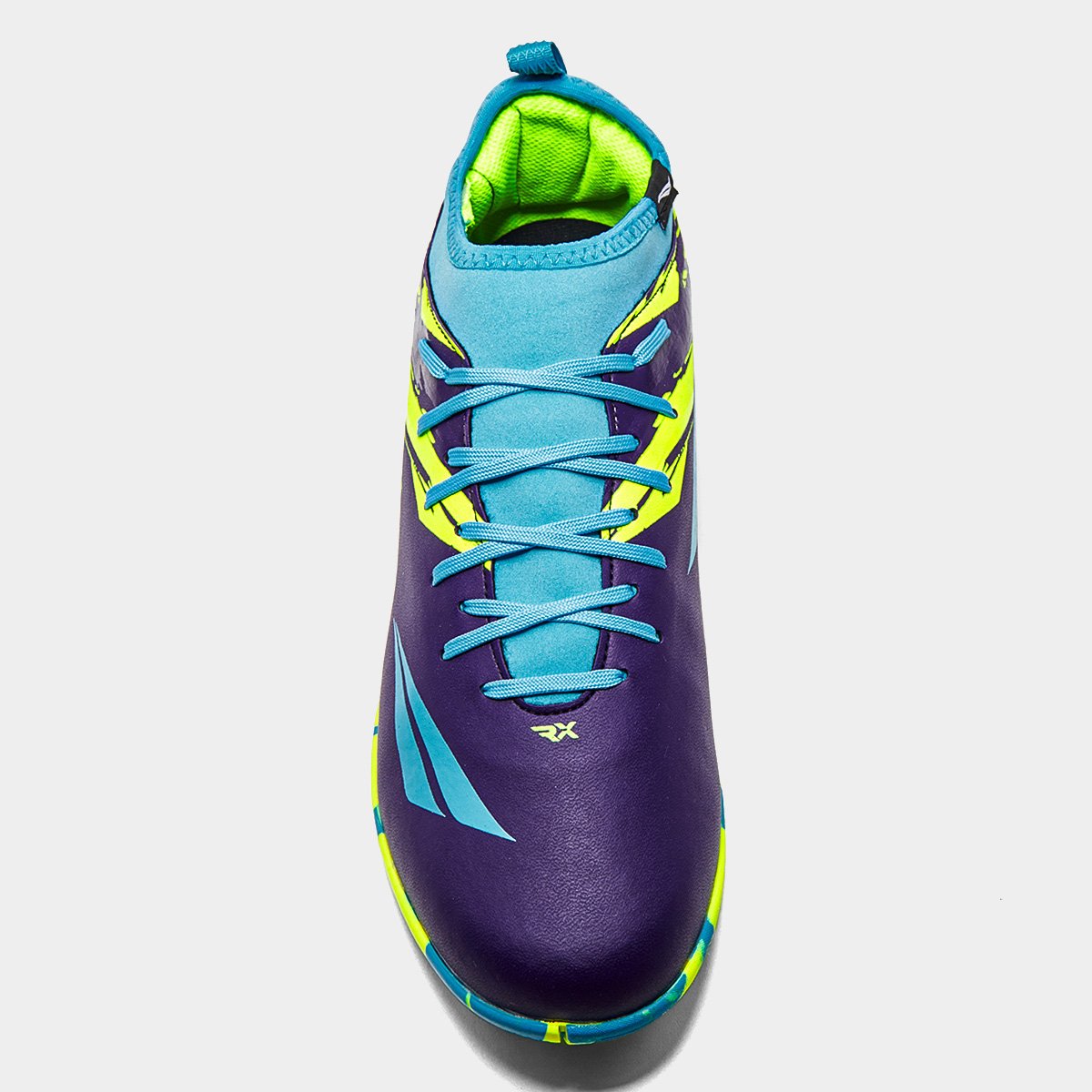 Miniatura Chuteira Futsal Penalty Rx Locker Y-4 Masculina Roxo+Amarelo - 44