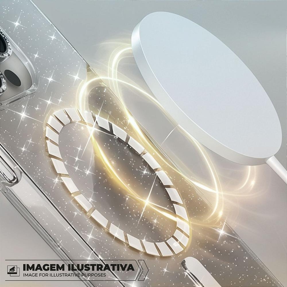 Miniatura Capa para iPhone 14 Pro Max - MagSafe Glitter - Gshield