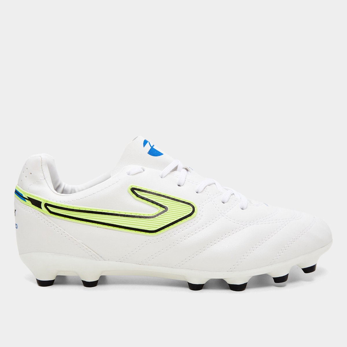 Miniatura Chuteira Campo Topper Maestro Club V Unissex Branco+Verde - 39