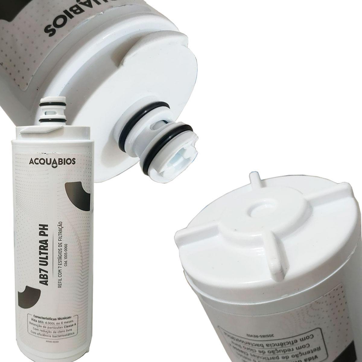 Miniatura Kit 2 Filtro Refil Compatível Ibbl Cz+7 Purificador Agua Due