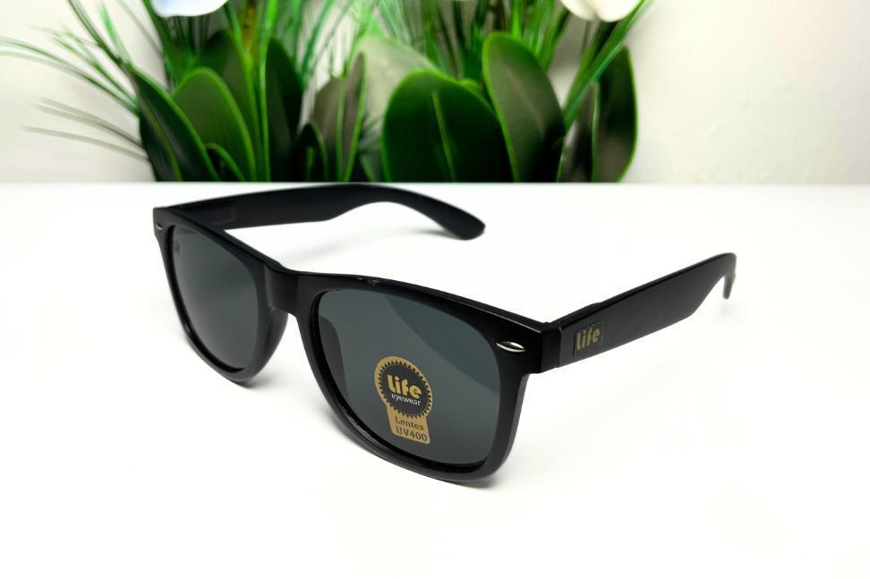 Óculos De Sol Life New Way Preto Retangular